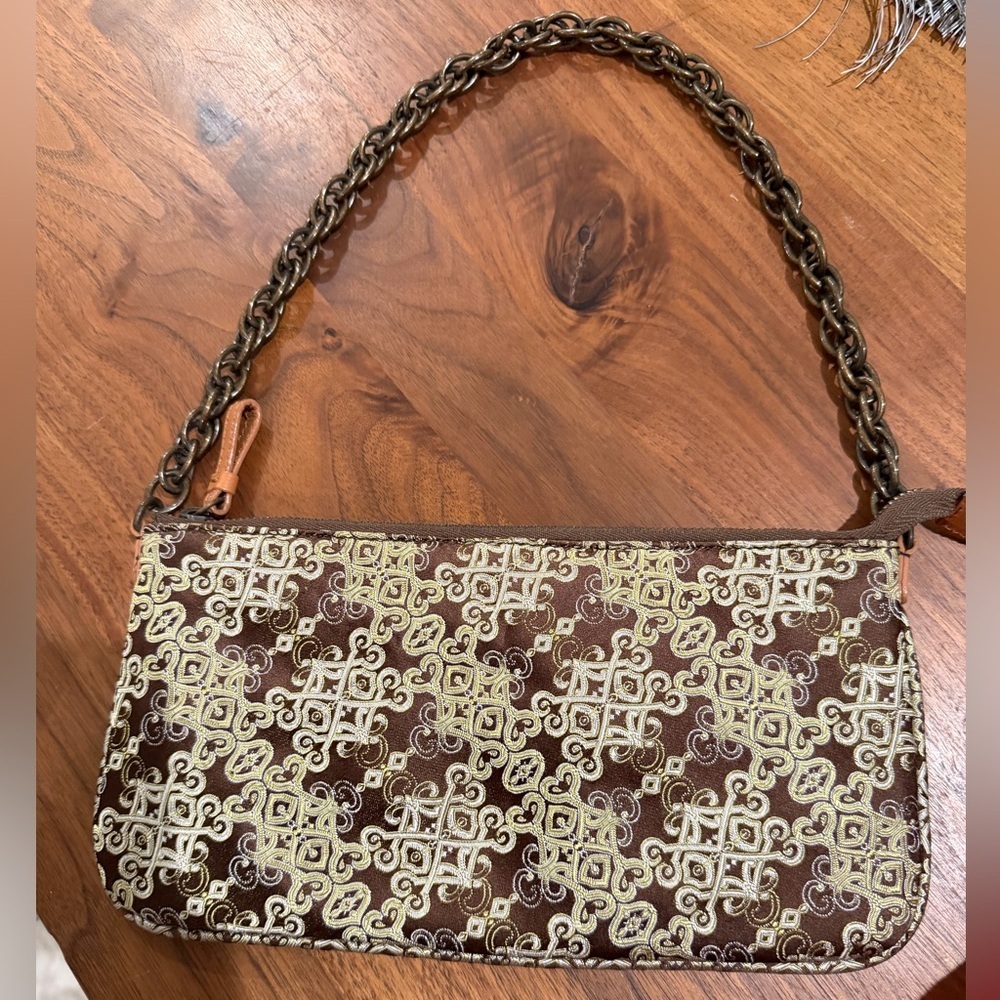 J crew night party purse green and brown. Cottegecore coquette - Picture 1 of 4